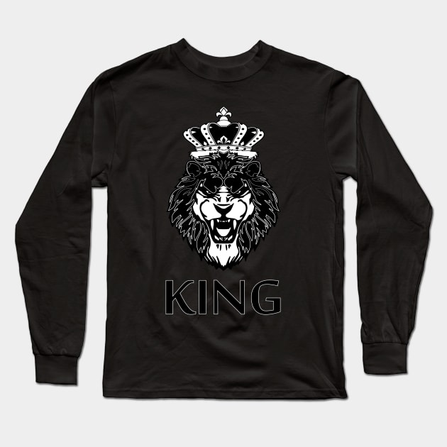 KING Long Sleeve T-Shirt by skon